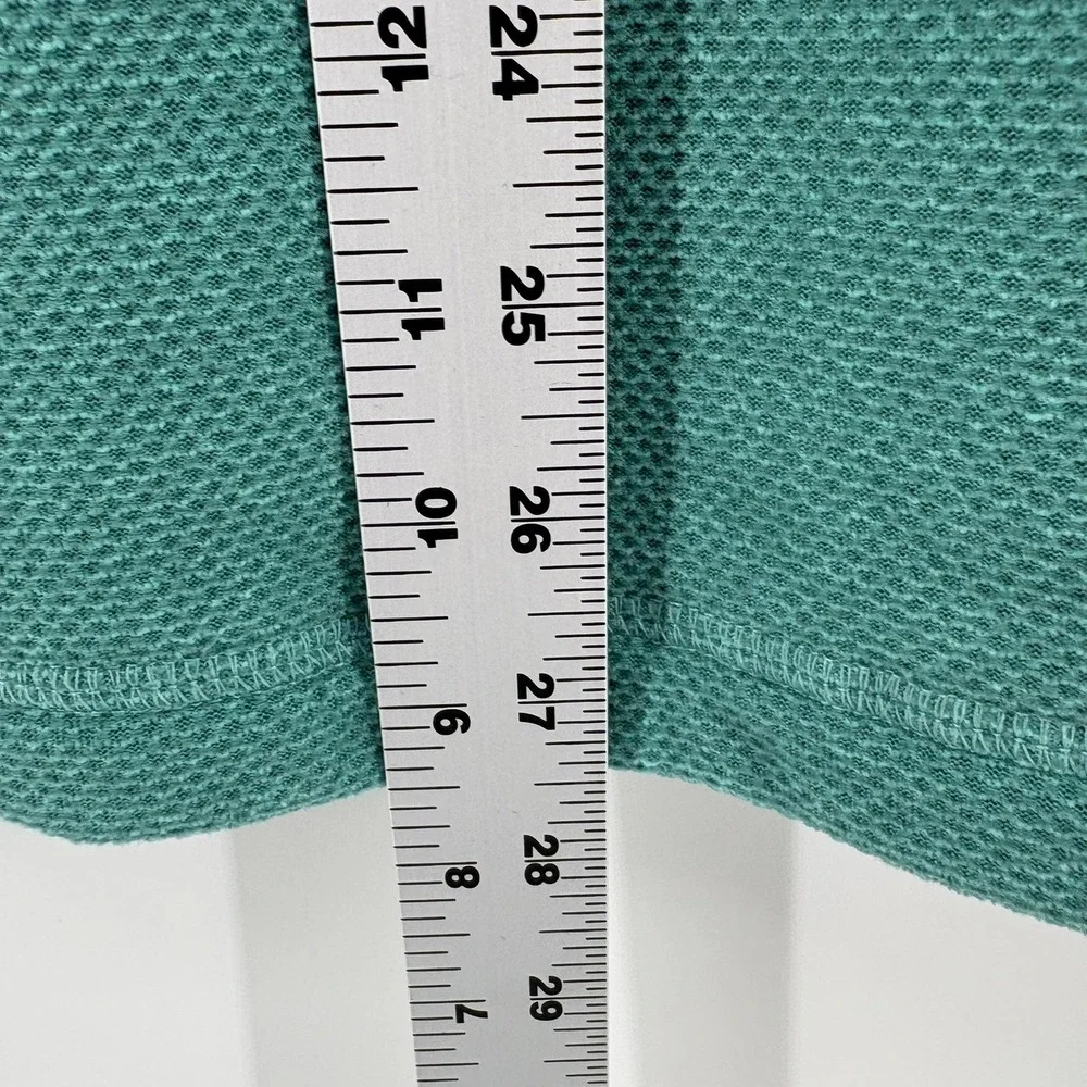 The North Face Mens Quarter Zip Fleece Pullover Teal Green NF0A3YR16R7 Size L